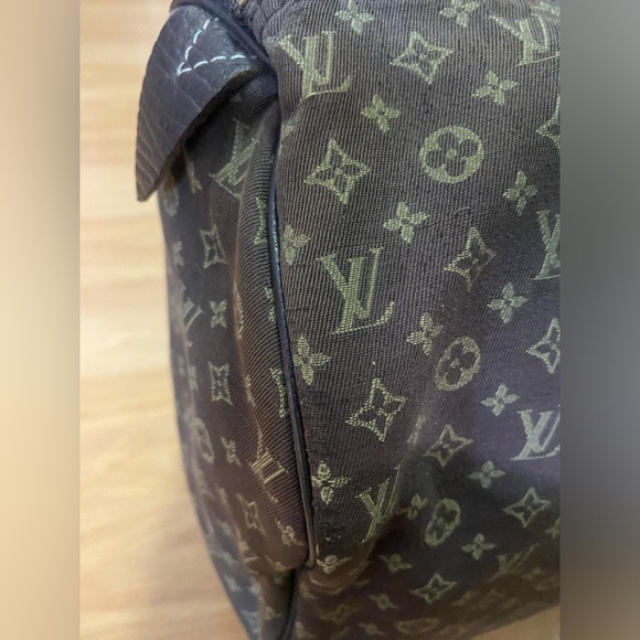 🍂LOUIS VUITTON Brown Monogram Mini Lin Speedy 30 Handbag🍂 - Picture 11 of 14